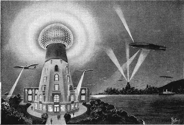 Nikola Tesla wireless electricity tower