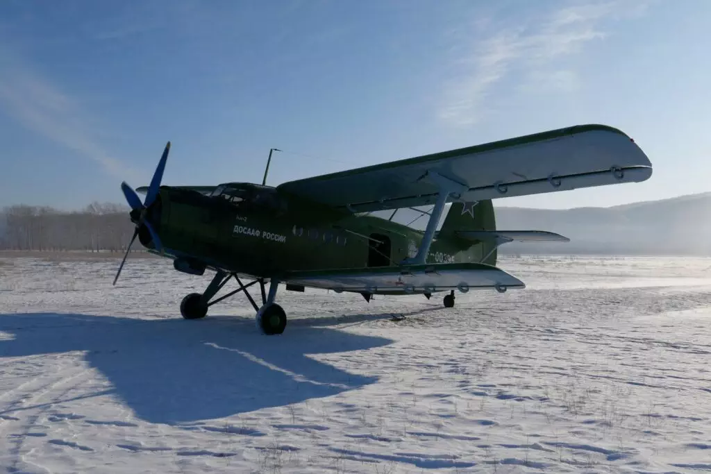 A plane in Antarctica 