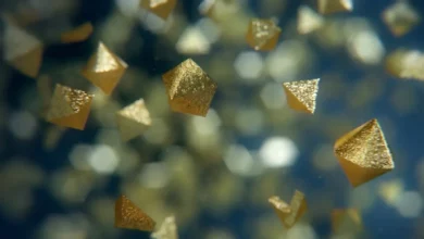 البلورات النانوية الذهبية