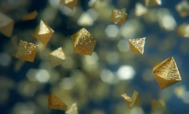 البلورات النانوية الذهبية